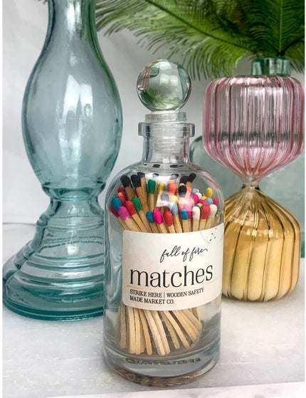 Fancy Apothecary Colored Matches Matches Confetti Matches   | Made Market Co.
