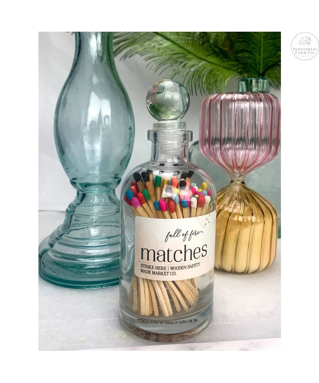 Fancy Apothecary Colored Matches Matches Confetti Matches   | Made Market Co.