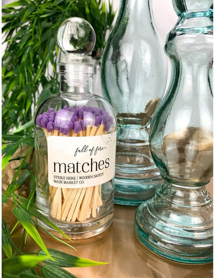 Fancy Apothecary Colored Matches Matches Yellow Matches   | Made Market Co.