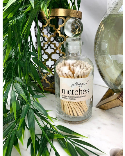 Fancy Apothecary Colored Matches Matches Gray Matches   | Made Market Co.
