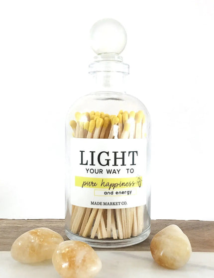Fancy Apothecary Colored Matches Matches Light Pink Matches   | Made Market Co.