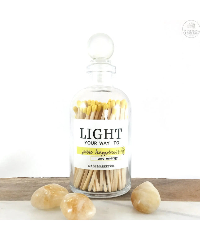 Fancy Apothecary Colored Matches Matches Light Pink Matches   | Made Market Co.
