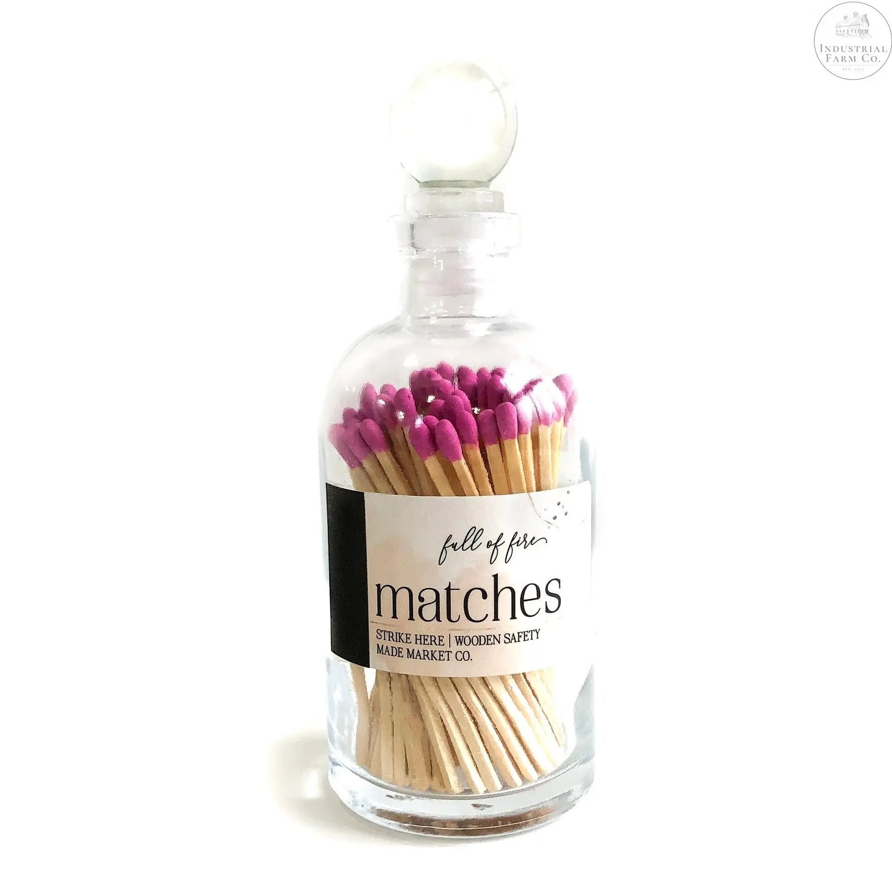 Fancy Apothecary Colored Matches Matches Mauve Matches   | Made Market Co.