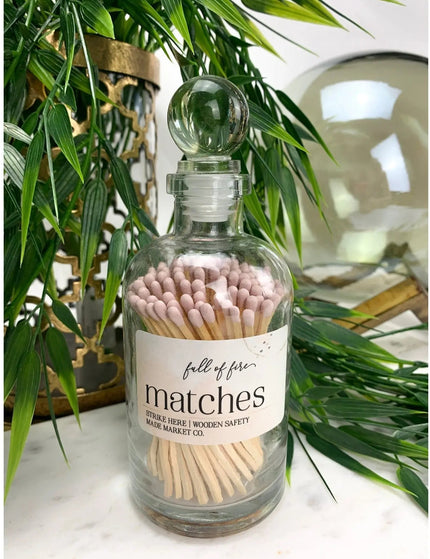 Fancy Apothecary Colored Matches Matches Fuchsia Matches   | Made Market Co.
