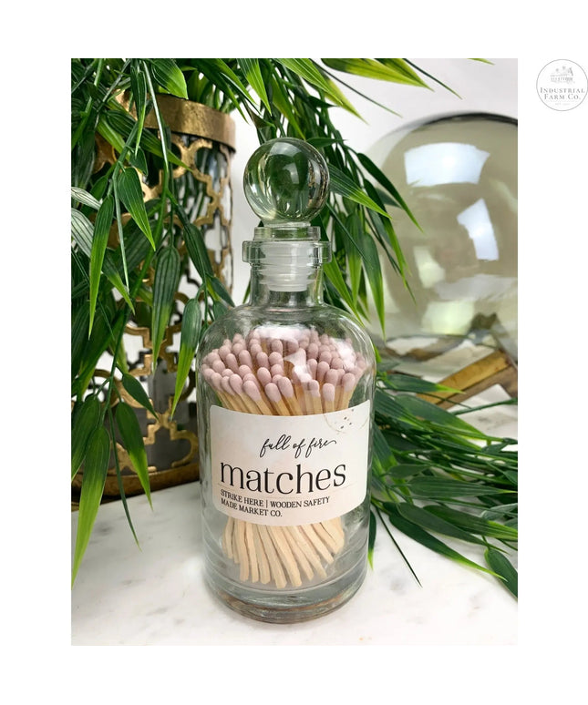 Fancy Apothecary Colored Matches Matches Fuchsia Matches   | Made Market Co.