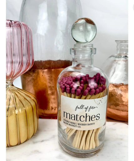 Fancy Apothecary Colored Matches Matches    | Made Market Co.