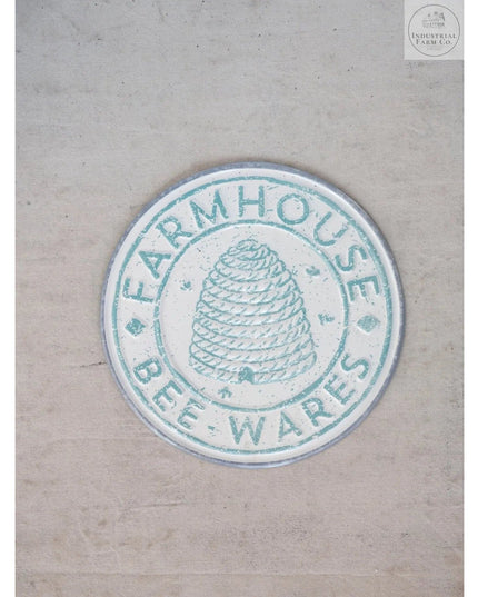 Rustic Bee-Wares Wall Sign  Default Title   | Industrial Farm Co