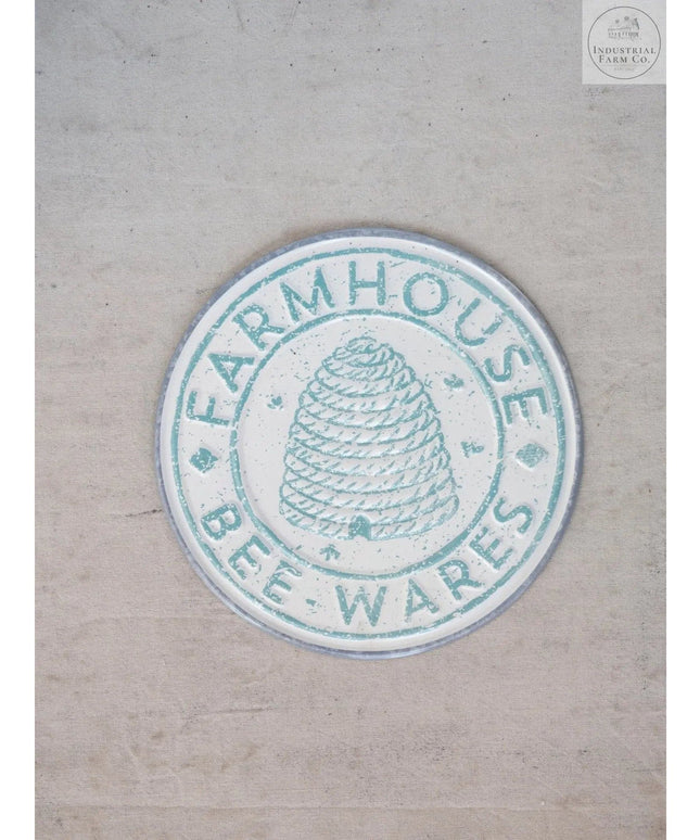Rustic Bee-Wares Wall Sign  Default Title   | Industrial Farm Co