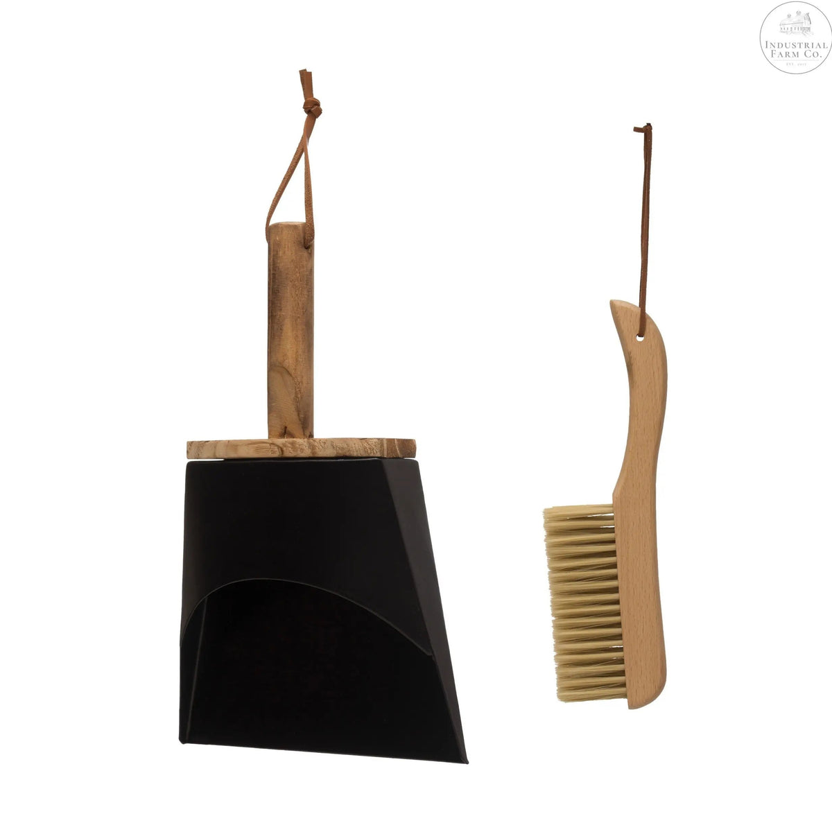 Wood Brush and Dustpan Set     | Industrial Farm Co