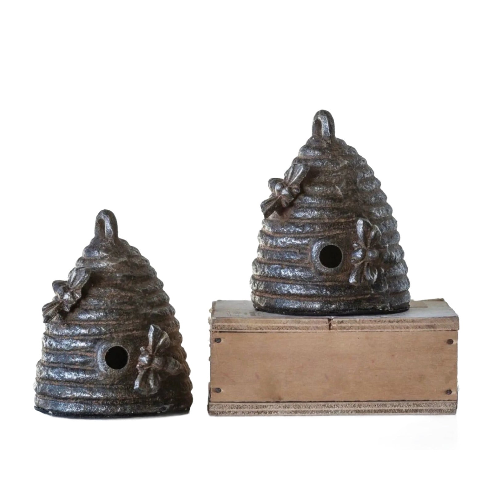 Rustic Beehive Book Ends     | Industrial Farm Co