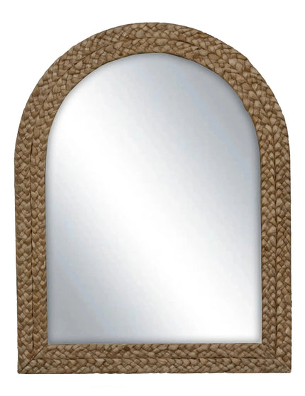Braided Seagrass Framed Mirror     | Industrial Farm Co