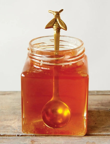 Brass Bee Serving Spoon  Default Title   | Industrial Farm Co