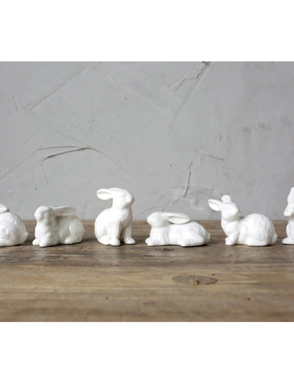 Easter Decor Ceramic Bunnies  Default Title   | Industrial Farm Co