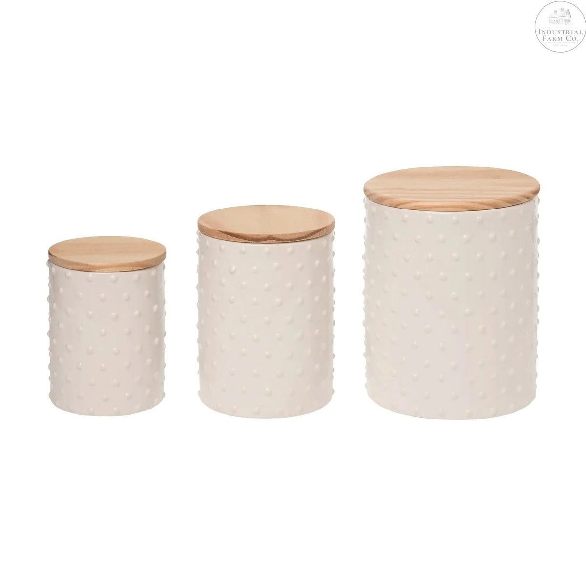 Ceramic Canisters (Set of 3)  Default Title   | Industrial Farm Co