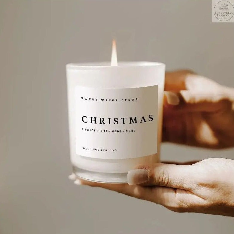 Christmas Scent Soy Candle  Default Title   | Industrial Farm Co