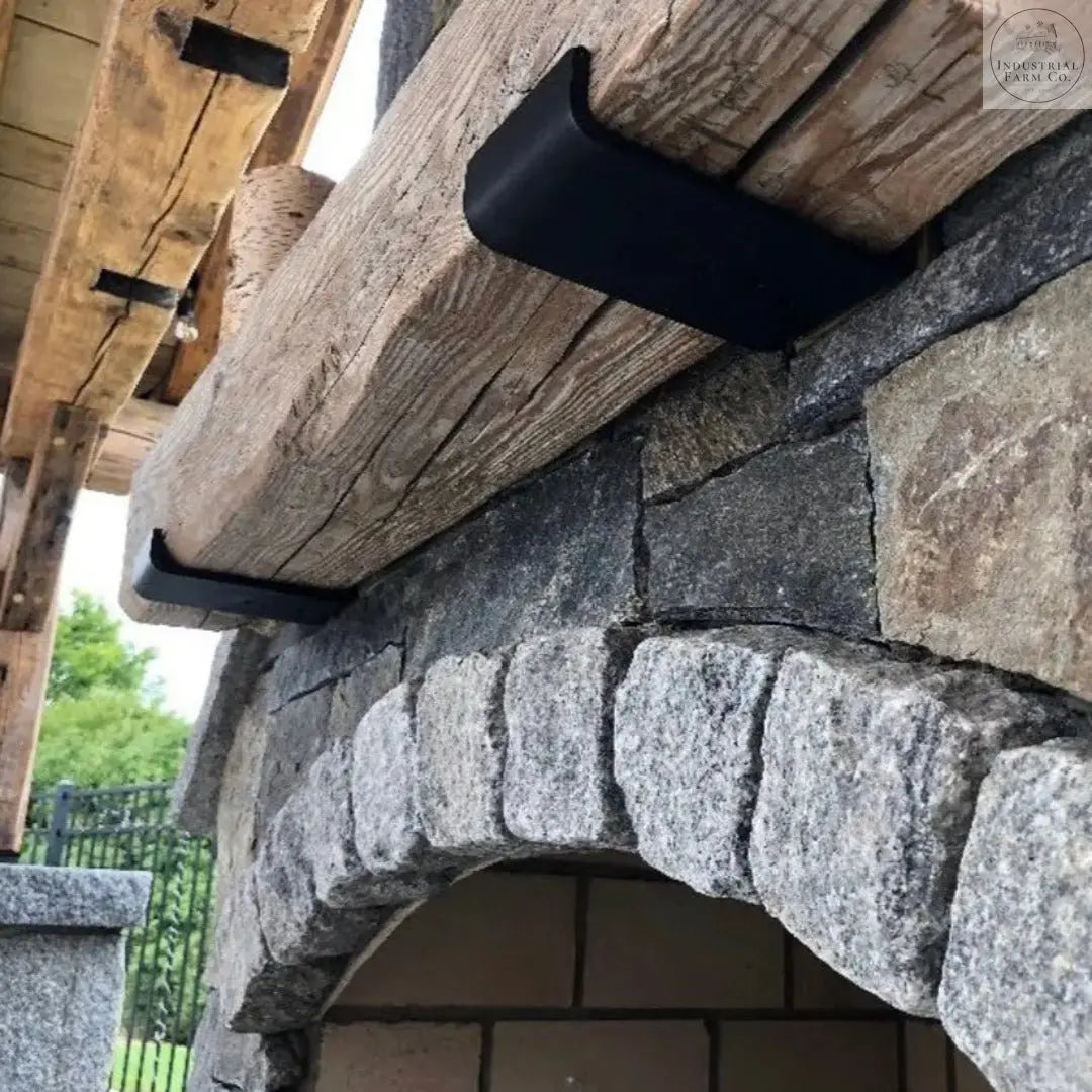 The Glimmerglass J Shelf or Mantel Bracket Shelf Support    | Industrial Farm Co