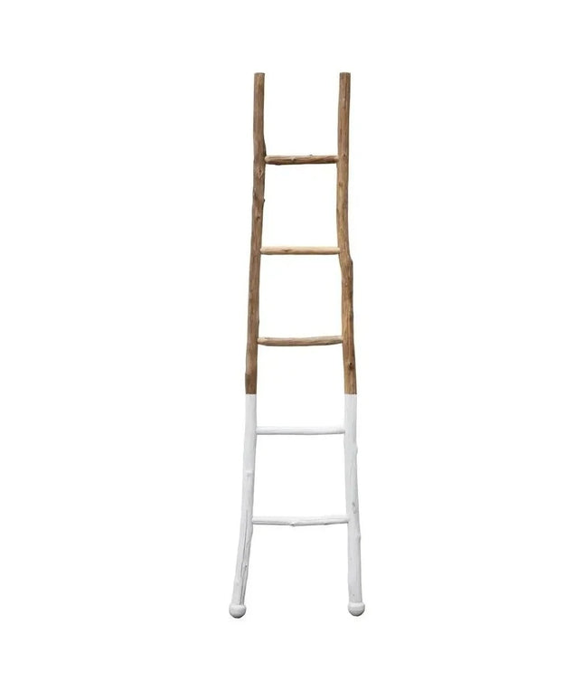 Dipped in White Wood Ladder  Default Title   | Industrial Farm Co