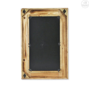 Distressed Wood Framed Mirror | Industrial Farm Co