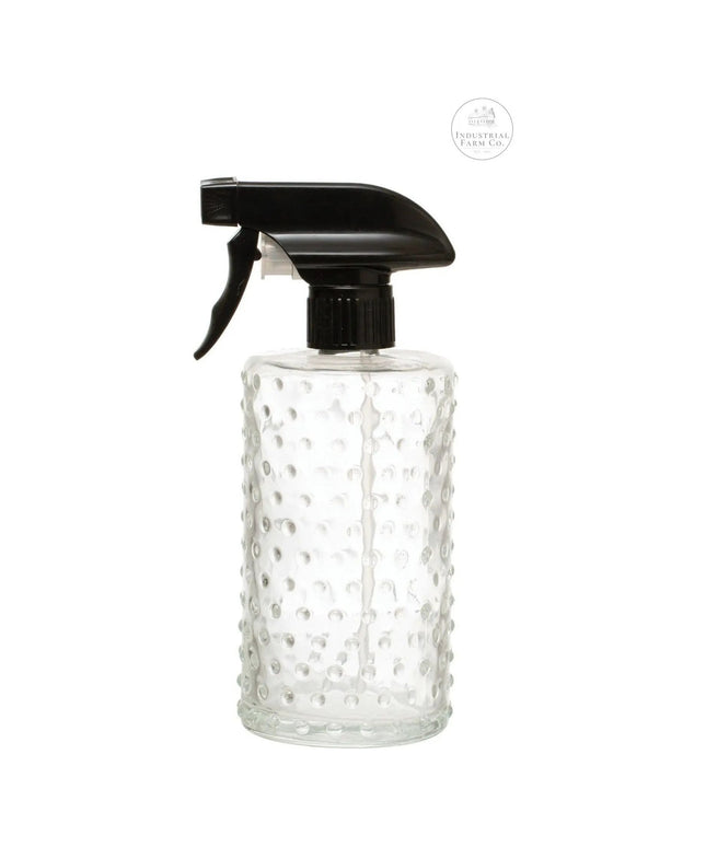 Embossed Glass Spray Bottle  Arrows   | Industrial Farm Co