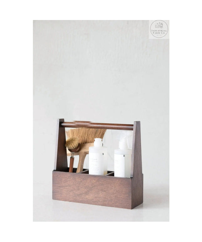 Simple Espresso Farmhouse Caddy     | Industrial Farm Co