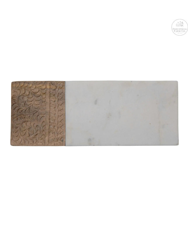 Hand Carved Charcuterie Serving Board     | Creative Co-op