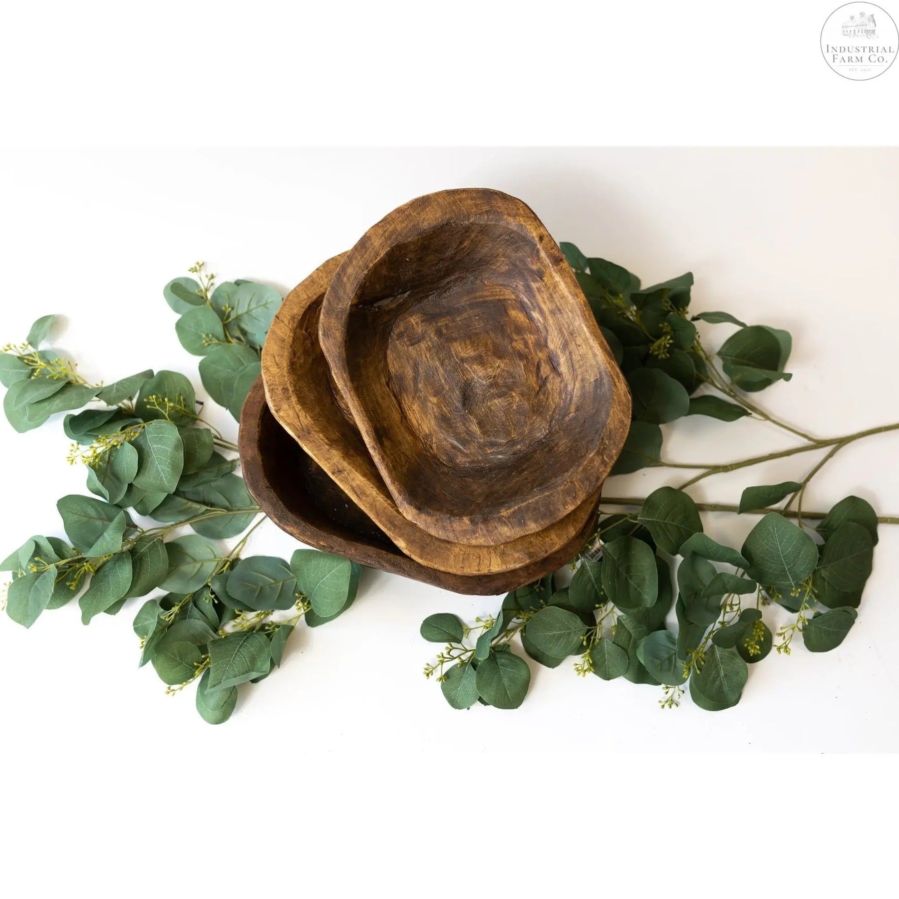Hand Carved Wood Bowl Decorative Tray    | Stash Style