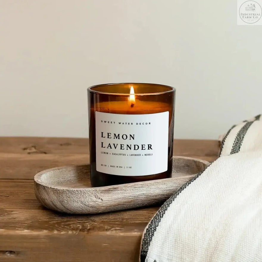 Lemon and Lavender Soy Candle     | Industrial Farm Co