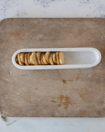 Unique Marble Cracker Dish     | Industrial Farm Co