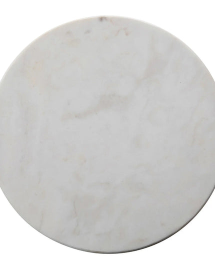 White Marble Lazy Susan     | Industrial Farm Co