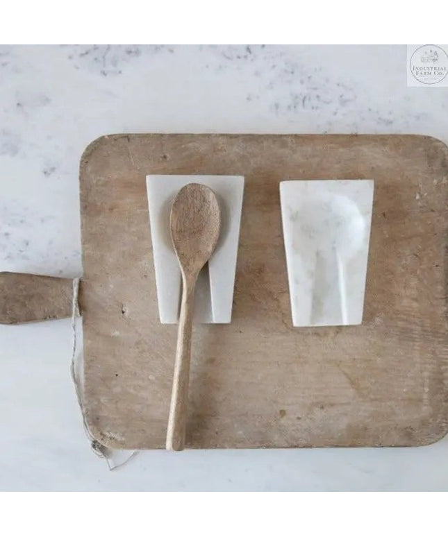 Elegant Marble Spoon Rest Spoon Rest Default Title   | Creative Co-op