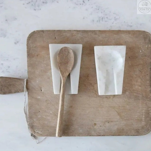 Elegant Marble Spoon Rest Spoon Rest Default Title   | Creative Co-op
