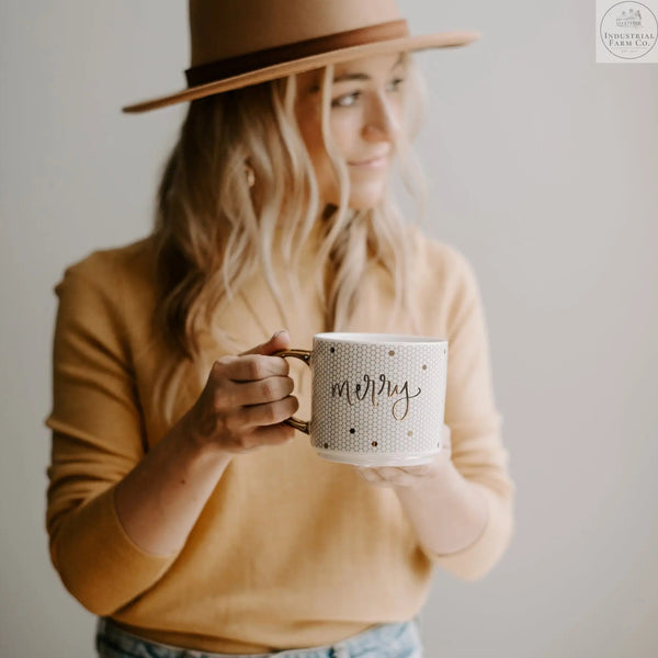 Joy Tile Coffee Mug Farmhouse Inspired Decor- Industrial Farm Co