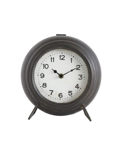 Mantel and Shelf Styling Bronze Clock     | Industrial Farm Co