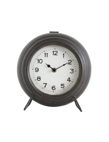 Mantel and Shelf Styling Bronze Clock     | Industrial Farm Co