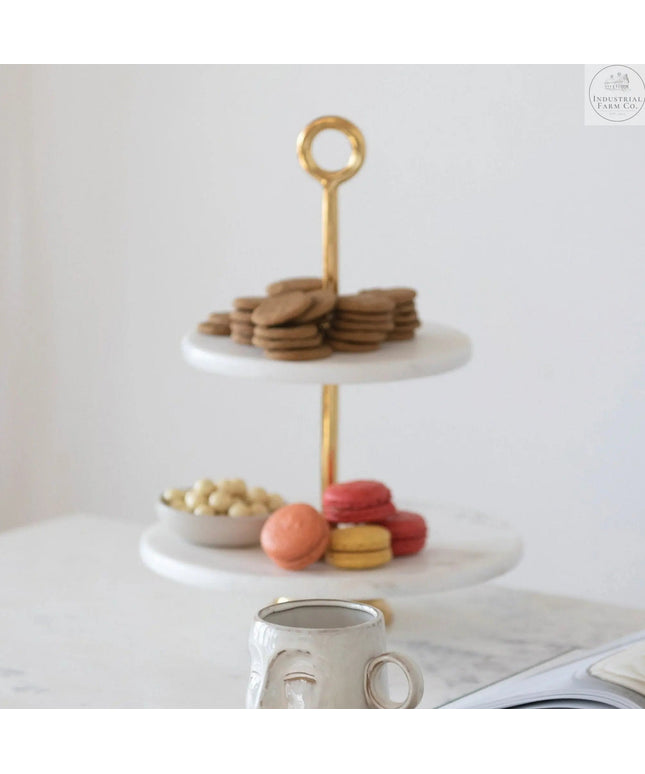Modern Tiered Serving Tray Tiered Tray    | Industrial Farm Co
