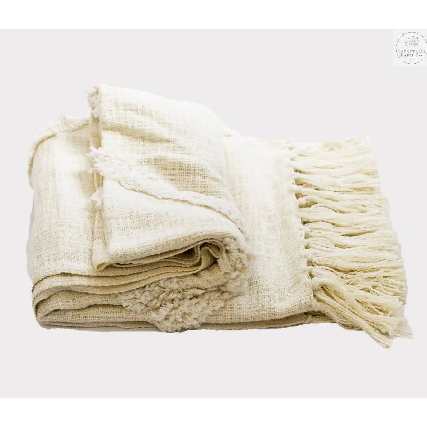 Modern Tufted Throw Blanket     | Industrial Farm Co