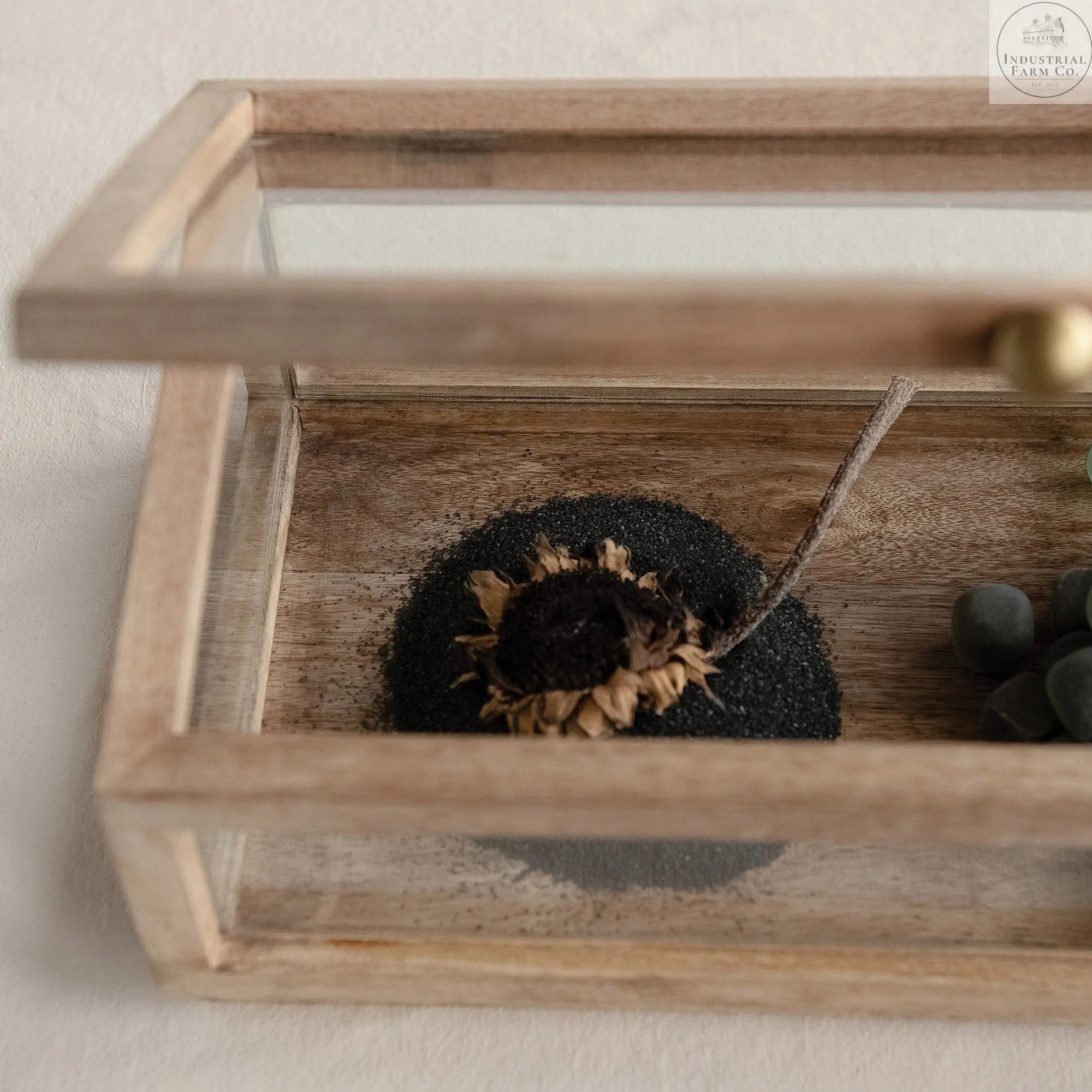 Natural Collection Wooden Decorative Display Box     | Industrial Farm Co