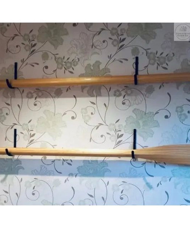 Oar and Paddle Display Hooks  Raw - Uncoated Metal   | Industrial Farm Co