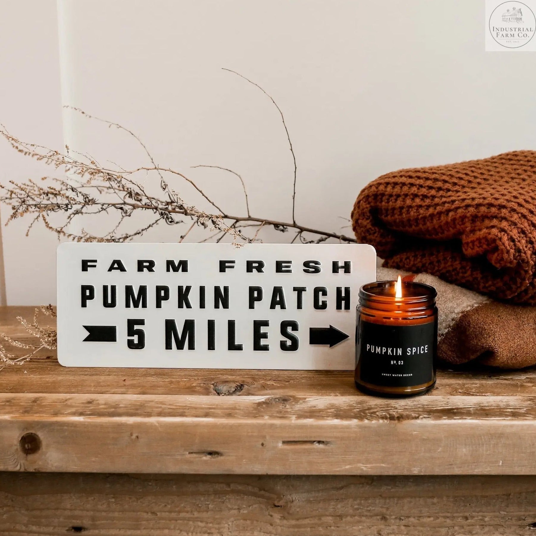 Pumpkin Patch Metal Sign | Industrial Farm Co