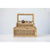 Rattan Display Box with Glass Lid - Set of Two  Default Title   | Industrial Farm Co