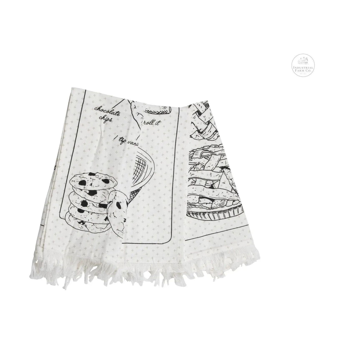 Black & White Tea Towels (Set of 3) - Industrial Farm Co