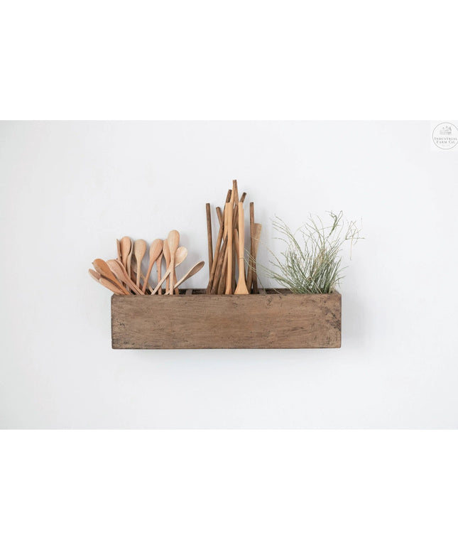 Reclaimed Decorative Wood Storage Container  Default Title   | Industrial Farm Co