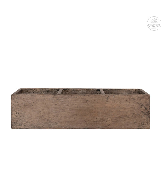 Reclaimed Decorative Wood Storage Container     | Industrial Farm Co