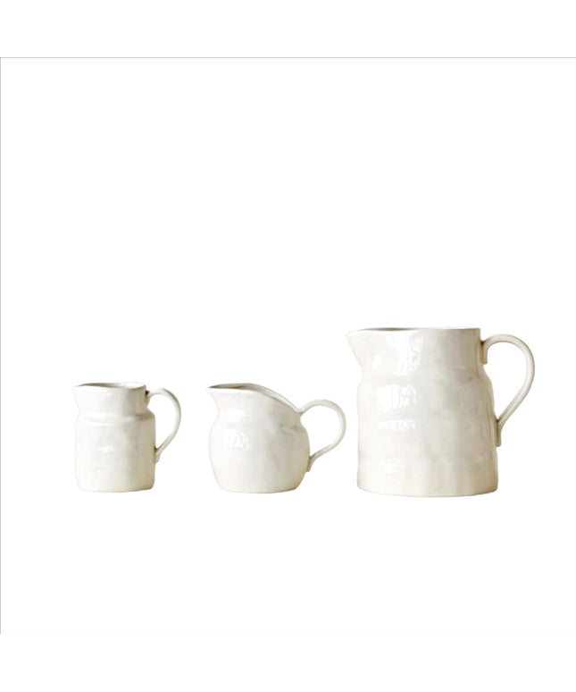 Reproduced Vintage Stoneware Pitcher  Medium   | Industrial Farm Co