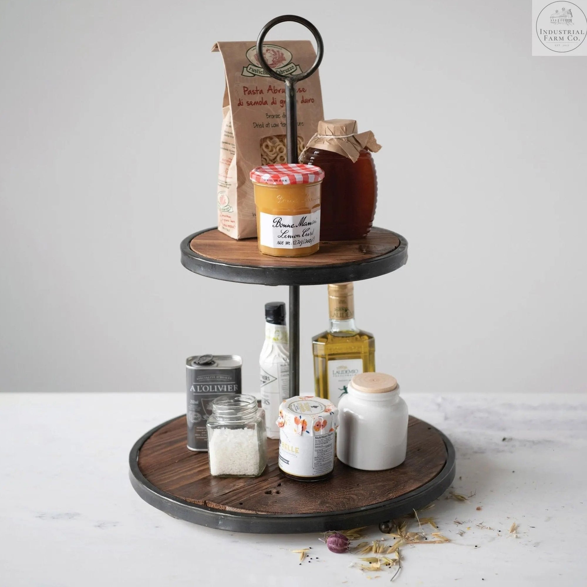 Rustic Tiered Tray  Default Title   | Industrial Farm Co