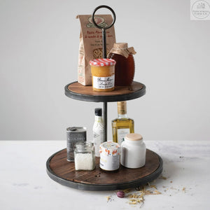 Rustic Tiered Tray | Industrial Farm Co