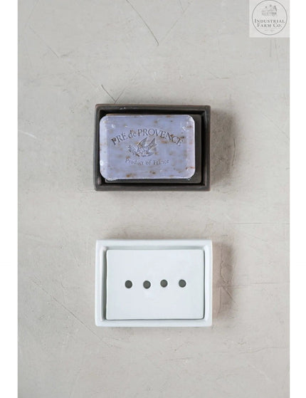 Sleek Modern Soap Dish  Black   | Industrial Farm Co