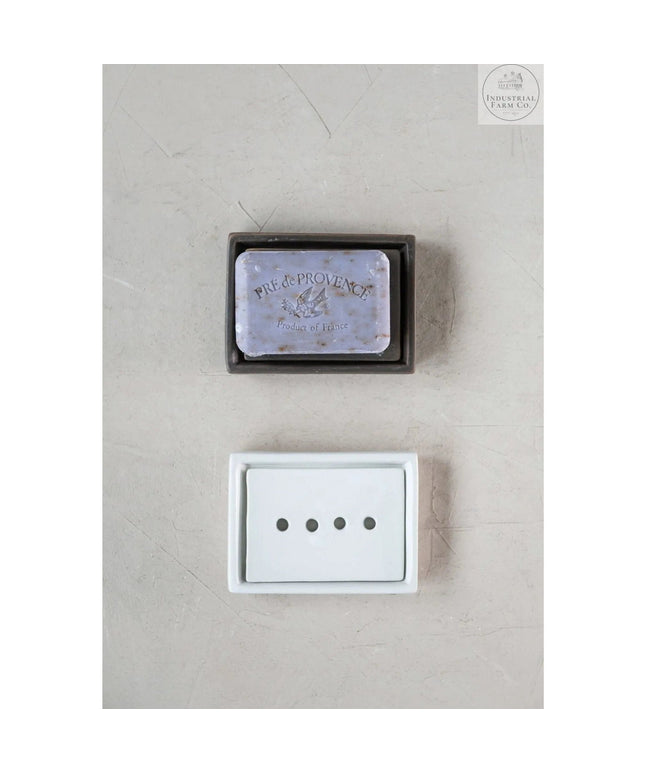 Sleek Modern Soap Dish  Black   | Industrial Farm Co