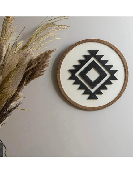 Natural Wood Southwest Wall Art  Default Title   | Industrial Farm Co