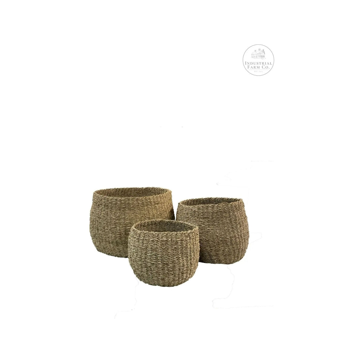 Storage Baskets Set of Three (3)  Default Title   | Industrial Farm Co